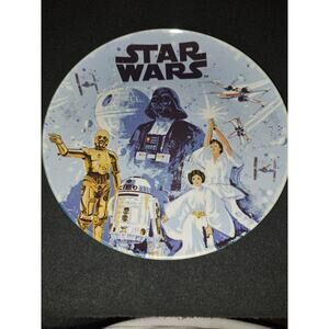 Pottery Barn Kids 2010 Star Wars Tabletop Plate Melamine Children’s 9” Round